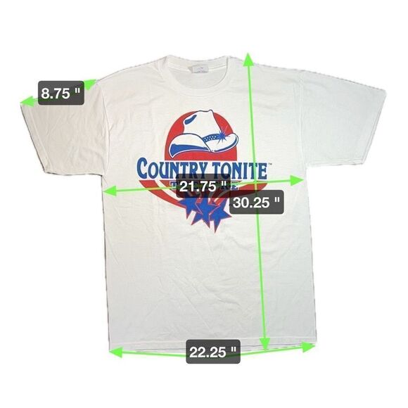Vintage 90s Country Tonite Theater Tee - Picture 5 of 5